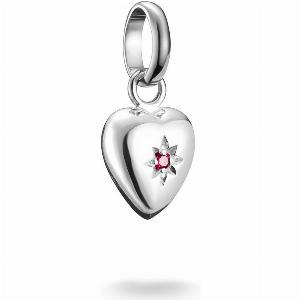 THOMAS SABO Connect Silver Heart with Star Charm Pendant