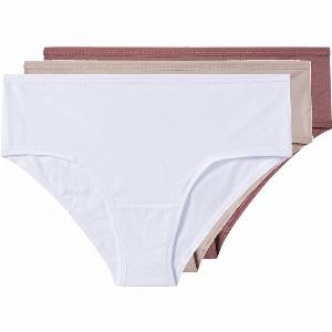 esmara Lot de 3 hipsters femme roseblanc XXL5052