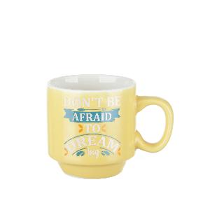 Tazzina caffè 90 ml gialla opaca prezzo ridotto a 159 