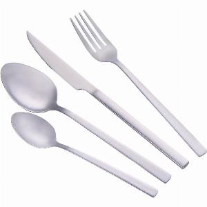16Piece Silver Stainless Steel Cutlery Set