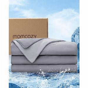 Couverture rafraîchissante soyeuse  Couleur Refroidissement Gris foncé clair  TAMAÑO Twin  Twin XL 68x90