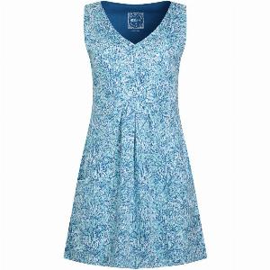 Weird Fish Indus Printed Jersey Tunic Azure Size 10