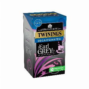 Twinings Earl Grey Tea  40 Tea Bags  Caffeine Free  Fragrant Earl Grey Black Tea  Lemon  Bergamot Tea  Decaffeinated Decaf Tea