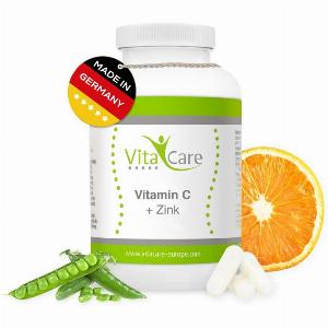 Vitamin C  Zink  180 Kapseln  VitaCare