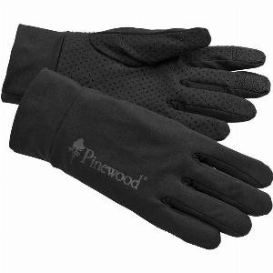 Pinewood Stretch Handschuh Thin Liner schwarz Restposten XXL