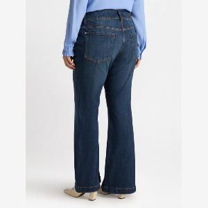 Jeans flare con bottoni Fiorella Rubino Blu Taglia 35 ora 3950