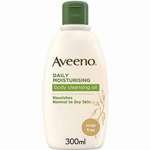 Aveeno Daily Moisturising Body Cleansing Oil 300ml Clear