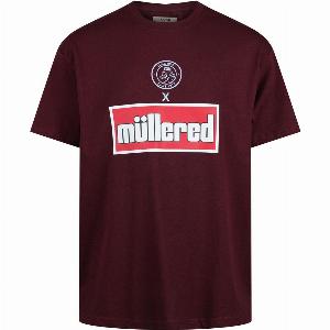 Mullered dual printed tshirt