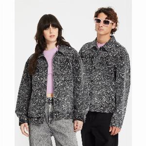 Volcom Veste Denim Filip Rygalski  BLACK PRINT