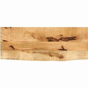 Dessus de table 80x20x25 cm bord vif bois massif manguier brut