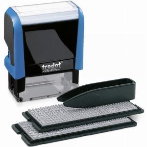 Trodat Printy Typomatic 4912 47x18 mm  4 Zeilen Typo Stempel zum Selbersetzen