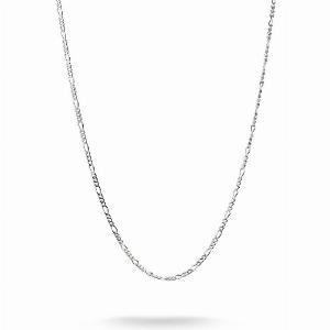 THOMAS SABO Connect Silver Figaro Chain Charm Necklace