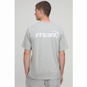 Regular Fit Ofcl MAN Printed TShirt Grigio