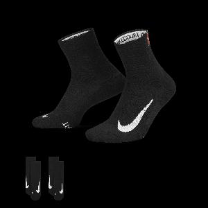 NikeCourt Multiplier Max Tennissocken für Knöchel 2 Paar  Schwarz