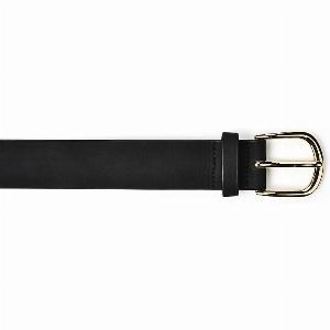 Classic Leather Suede Belt Size M  Dark Black