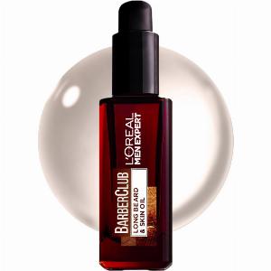 LOréal Paris Barber Club Long Beard amp Face Softening Skin Oil  30ml  Salicylic Acid  Vitamin E  Soothes Skin  Cedarwood Essential Oil