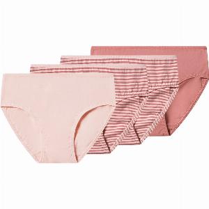 LIDL Réduction de 46% sur le lot de 4 slips rose pour filles 46 ans Lupilu