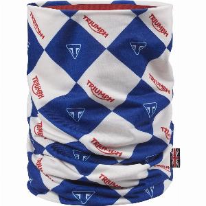 Save 11 on the Triumph Harlequinn Neck Tube in BlueBone for motorcycle enthusiasts