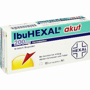 Ibuhexal Akut 200 mg 10 Stück jetzt nur 101   64  Ersparnis