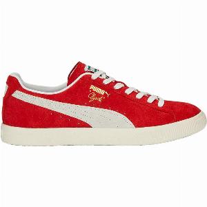 Puma Clyde OG Trainer For All Time Red  Puma White  Pristine