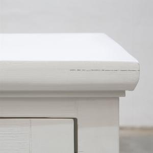 21 Rabatt Ausziehbarer Esstisch in Weiß und Naturholz 150200 cm