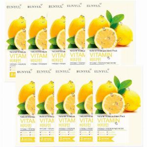 EUNYUL  Natural Moisture Mask Pack  Vitamin  10pcs set