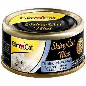 GIMCAT Shiny Cat Filet Tuna  Anchovy 70g früher 384  jetzt nur 108  72  Rabatt