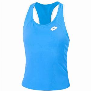 Lotto Squadra II PL Débardeur Tank Top Femmes  Turquoise  Blanc