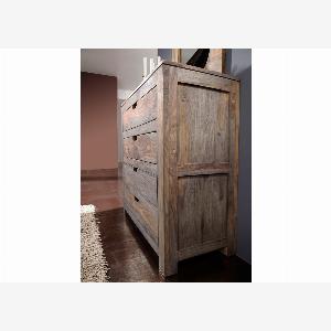 Commode 85x42 Palissandre huilé Gris taupe NATURE GREY 85
