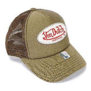 Casquettes Kaki en Coton Von Dutch Trucker Tampa 23  47 