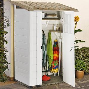 4 x 26 Shire Tuscany Evo 100 Plastic Garden Storage Shed 122m x 082m