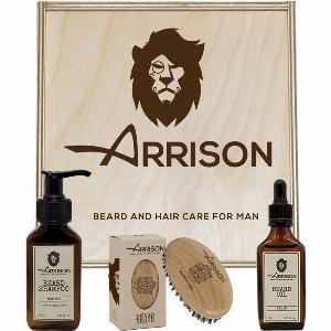 ARRISON BEARD kit Barba Uomo 3 pezzi Made in Italy