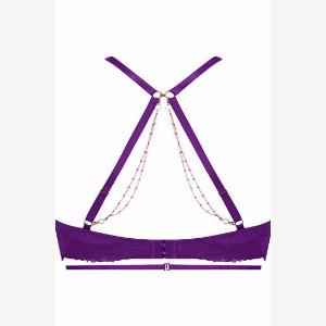 Hunkemöller Unwattierter LonglineBügelBH Belladonna Lila