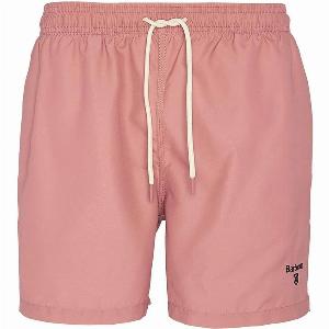 Barbour Staple Logo 5 Swim Short Pink Clay