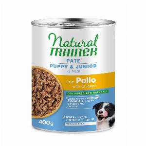 Sconto del 30 su Natural Trainer Pate Puppy Junior con pollo 400 g