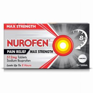 Nurofen Joint and Back 512mg 24 Tablets Previously 1149 Now 1049 Save 9