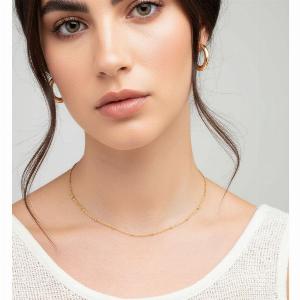 Kin Gold Bead Necklace