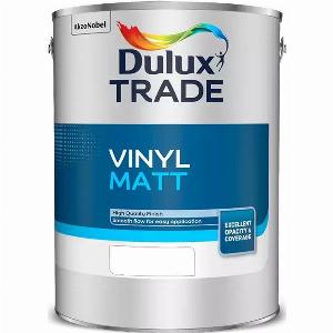 Get 14 Discount on Dulux Trade 25L White Vinyl Matt Emulsion Paint