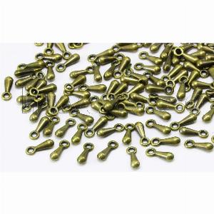 Tropfenförmiger Anhänger Größe 9 x 3 mm ideal für Schmuckdesign