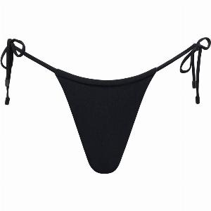 Waikiki String Tie Bikini Bottom Black