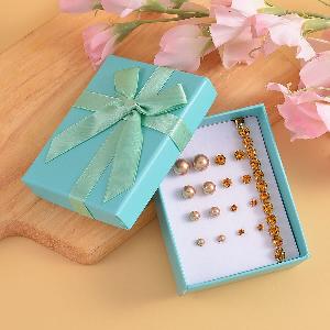 Get 50 Off 9Piece Set Shell Pearl Champagne Crystal Jewellery