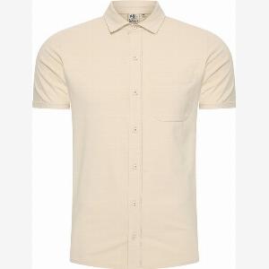 Mario Russo Kurzarmhemd  Hemd Herren  Polohemd Herren  t shirt men  XL  Beige