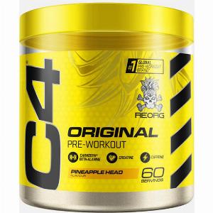 C4 Original Preworkout Cellucor Nouveau Tête dananas ananas 396 grammes 60 doses