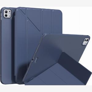 TabletHülle geeignet für iPad Pro 11 Zoll Gehäuse 2024 M4 Smart Cover Blau