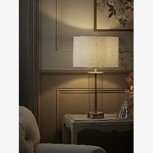 Enjoy 24 Discount on a Glass and Brass Column Table Lamp