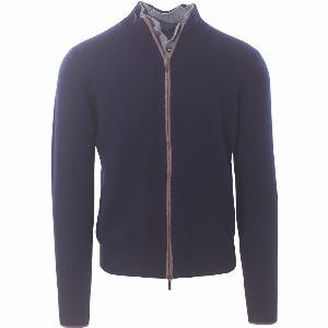 full zip in lana e cashmere
