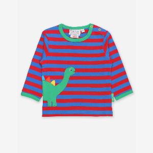 Organic Dino Applique LongSleeved TShirt  56y  116cm