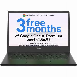 Acer Chromebook 314 Laptop 4GB RAM 64GB SSD 14 Full HD Display NXJ37EK001  Light  Fast
