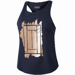 TennisPoint Glitter Court Tank Top Women darkblue