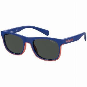 Lunettes de soleil Polaroid Enfant PLD 8041S RTCM9  Bleu Gris 38